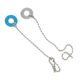 Maxbell Replacement Cymbal Chain Rack Drum Fitments Wear Resistant Mounts Hardware Argent