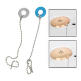 Maxbell Replacement Cymbal Chain Rack Drum Fitments Wear Resistant Mounts Hardware Argent