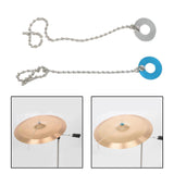 Maxbell Replacement Cymbal Chain Rack Drum Fitments Wear Resistant Mounts Hardware Argent