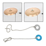 Maxbell Replacement Cymbal Chain Rack Drum Fitments Wear Resistant Mounts Hardware Argent