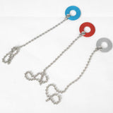 Maxbell Replacement Cymbal Chain Rack Drum Fitments Wear Resistant Mounts Hardware Argent