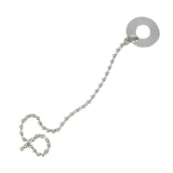 Maxbell Replacement Cymbal Chain Rack Drum Fitments Wear Resistant Mounts Hardware Argent
