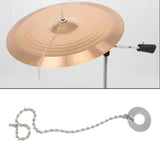 Maxbell Replacement Cymbal Chain Rack Drum Fitments Wear Resistant Mounts Hardware Argent