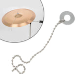 Maxbell Replacement Cymbal Chain Rack Drum Fitments Wear Resistant Mounts Hardware Argent