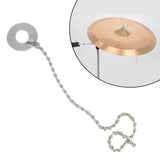 Maxbell Replacement Cymbal Chain Rack Drum Fitments Wear Resistant Mounts Hardware Argent