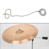 Maxbell Replacement Cymbal Chain Rack Drum Fitments Wear Resistant Mounts Hardware Argent
