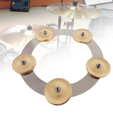 Maxbell Cymbals Ching Percussion with Single Row for Hihats Rides Crashes Aureate