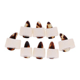 Maxbell 8Pcs Thumb Finger Guard Protector Reusable for Guzheng Learning Training S