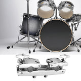 Maxbell Cowbell Mounting Bracket 2 Holes Drum Kit Percussion Instrument Adjustable