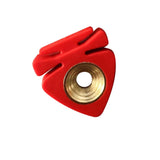 Maxbell Violin Mute Durable Accessories Simple Installation for Musical Instrument Red