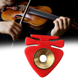 Maxbell Violin Mute Durable Accessories Simple Installation for Musical Instrument Red