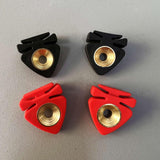 Maxbell Violin Mute Durable Accessories Simple Installation for Musical Instrument Red