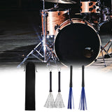 Maxbell Drum Brush Useful Easy to Use Durable Retractable for Music Lover Drummer