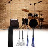 Maxbell Drum Brush Useful Easy to Use Durable Retractable for Music Lover Drummer