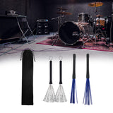 Maxbell Drum Brush Useful Easy to Use Durable Retractable for Music Lover Drummer