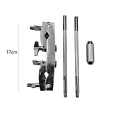 Maxbell Metal Connecting Clamp Holder Bracket Rod for Cymbals Percussion Instrument