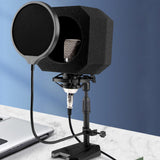 Maxbell Mic sheilds studios accessories Durable for Studio Recording Performance blue
