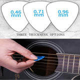 Maxbell Guitar Bridge Pins Puller Peg Remover 5Pcs Guitar Pick for Acoustic Guitar