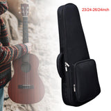 Maxbell Ukulele Bag with Pockets Carry Case for Ukulele Small Guitar Instrument 23inch 24inch