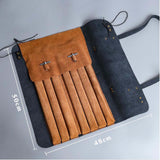Maxbell Drumstick Bag Detachable Large Capacity Portable Artificial Leather Durable black