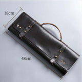 Maxbell Drumstick Bag Detachable Large Capacity Portable Artificial Leather Durable brown