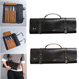 Maxbell Drumstick Bag Detachable Large Capacity Portable Artificial Leather Durable brown