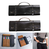 Maxbell Drumstick Bag Detachable Large Capacity Portable Artificial Leather Durable brown