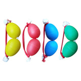 Maxbell Rhythmic Sand Balls Double Gourd Gifts for Training Teaching Activities Yellow