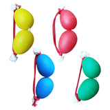 Maxbell Rhythmic Sand Balls Double Gourd Gifts for Training Teaching Activities Yellow