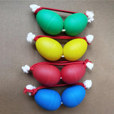 Maxbell Rhythmic Sand Balls Double Gourd Gifts for Training Teaching Activities Yellow