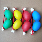 Maxbell Rhythmic Sand Balls Double Gourd Gifts for Training Teaching Activities Yellow