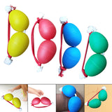Maxbell Rhythmic Sand Balls Double Gourd Gifts for Training Teaching Activities Yellow