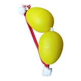 Maxbell Rhythmic Sand Balls Double Gourd Gifts for Training Teaching Activities Yellow