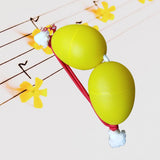 Maxbell Rhythmic Sand Balls Double Gourd Gifts for Training Teaching Activities Yellow