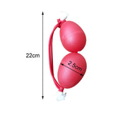 Maxbell Rhythmic Sand Balls Double Gourd Gifts for Training Teaching Activities Red