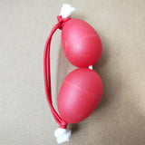 Maxbell Rhythmic Sand Balls Double Gourd Gifts for Training Teaching Activities Red