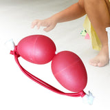 Maxbell Rhythmic Sand Balls Double Gourd Gifts for Training Teaching Activities Red