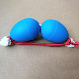 Maxbell Rhythmic Sand Balls Double Gourd Gifts for Training Teaching Activities Blue
