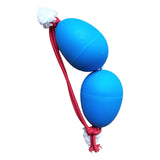 Maxbell Rhythmic Sand Balls Double Gourd Gifts for Training Teaching Activities Blue
