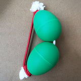 Maxbell Rhythmic Sand Balls Double Gourd Gifts for Training Teaching Activities Green