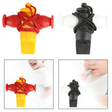 Maxbell Outdoor Whistle Folk Musical Instrument Gift for Children Coaches Red Yellow