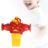 Maxbell Outdoor Whistle Folk Musical Instrument Gift for Children Coaches Red Yellow