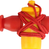 Maxbell Outdoor Whistle Folk Musical Instrument Gift for Children Coaches Red Yellow