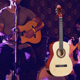 Maxbell 32" Acoustic Musical Classical Guitar Clear Sound for Teens Adults Gift