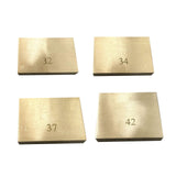 Maxbell Durable Electric Guitar Brass Block Instrument Repair Tool for Guitar Bridge 32mm