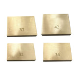 Maxbell Durable Electric Guitar Brass Block Instrument Repair Tool for Guitar Bridge 32mm