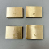 Maxbell Durable Electric Guitar Brass Block Instrument Repair Tool for Guitar Bridge 32mm