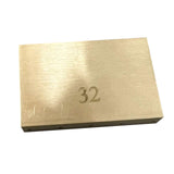 Maxbell Durable Electric Guitar Brass Block Instrument Repair Tool for Guitar Bridge 32mm