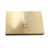 Maxbell Durable Electric Guitar Brass Block Instrument Repair Tool for Guitar Bridge 32mm