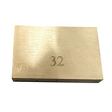 Maxbell Durable Electric Guitar Brass Block Instrument Repair Tool for Guitar Bridge 32mm